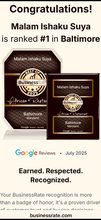 BusinessRate 2025 Best of African Restaurant award